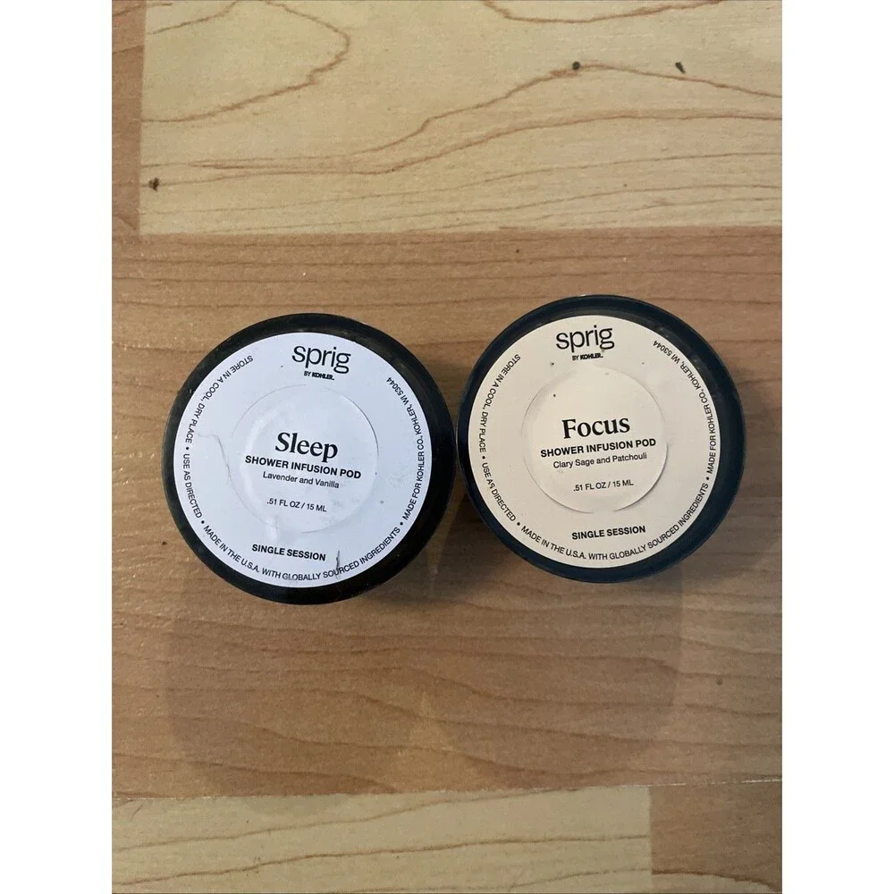 NEW 6-Pack KOHLER Sprig Single Use Shower Infusion Pods Mixed Scents Discontinue